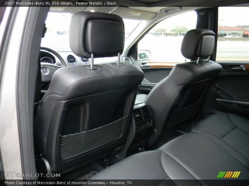 Pewter Metallic / Black 2007 Mercedes-Benz ML 350 4Matic