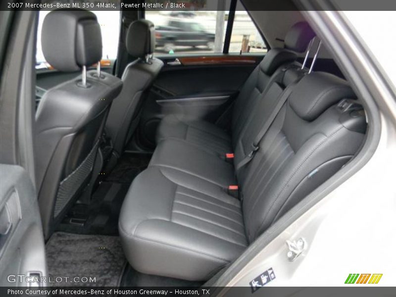 Pewter Metallic / Black 2007 Mercedes-Benz ML 350 4Matic
