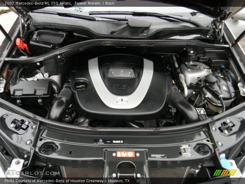 Pewter Metallic / Black 2007 Mercedes-Benz ML 350 4Matic