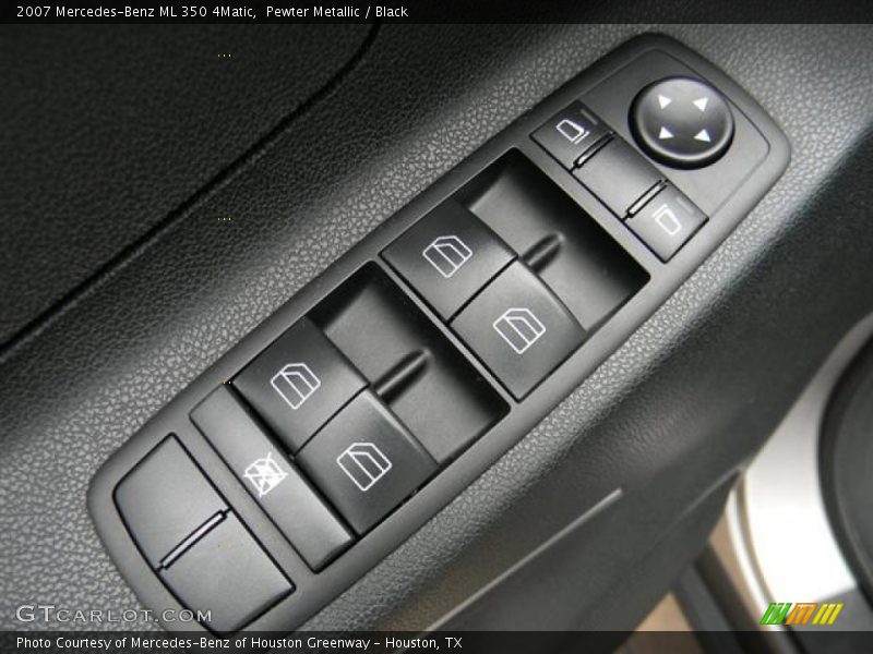 Pewter Metallic / Black 2007 Mercedes-Benz ML 350 4Matic