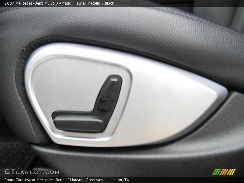 Pewter Metallic / Black 2007 Mercedes-Benz ML 350 4Matic