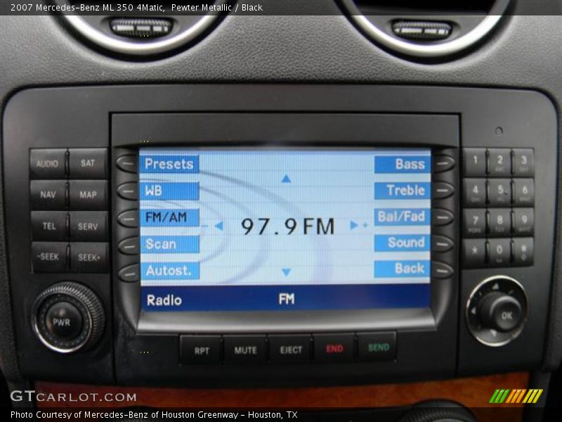 Pewter Metallic / Black 2007 Mercedes-Benz ML 350 4Matic