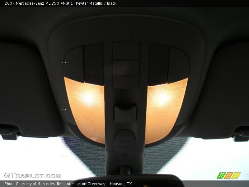 Pewter Metallic / Black 2007 Mercedes-Benz ML 350 4Matic