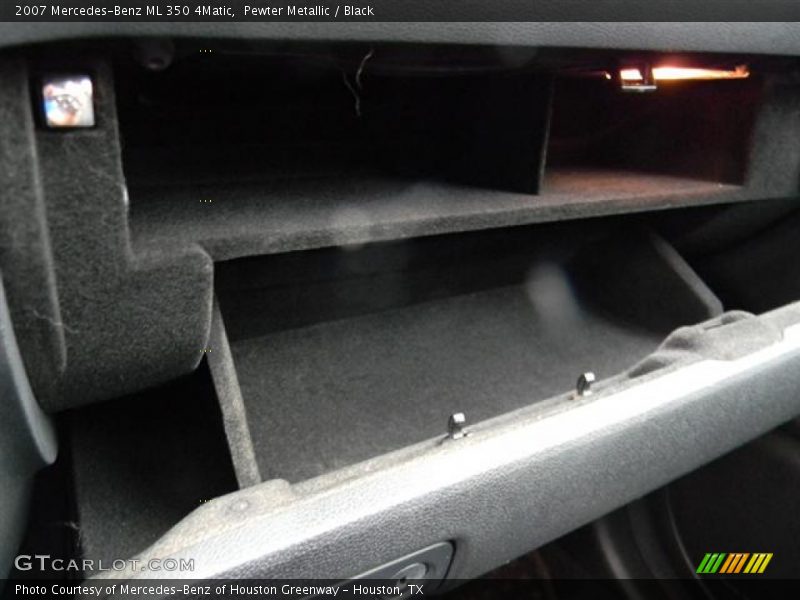 Pewter Metallic / Black 2007 Mercedes-Benz ML 350 4Matic