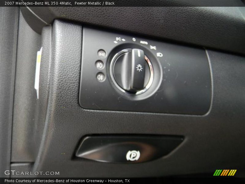 Pewter Metallic / Black 2007 Mercedes-Benz ML 350 4Matic