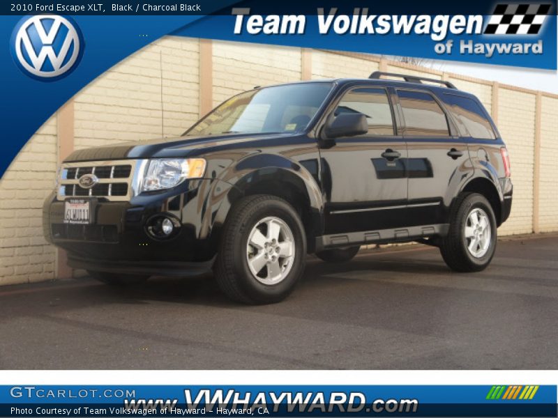 Black / Charcoal Black 2010 Ford Escape XLT