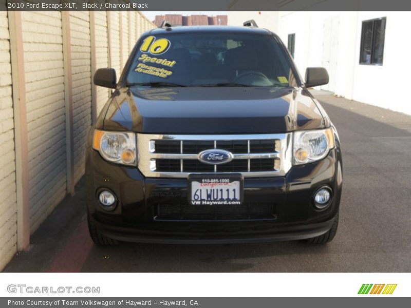 Black / Charcoal Black 2010 Ford Escape XLT