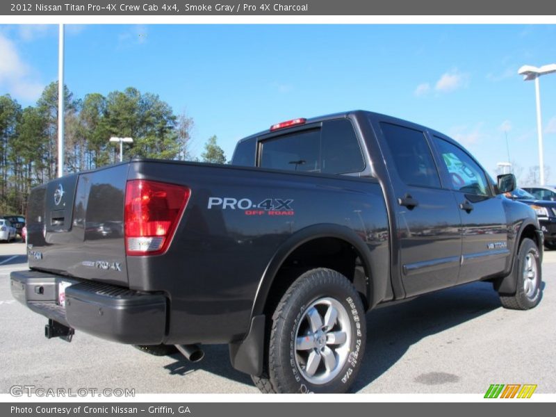 Smoke Gray / Pro 4X Charcoal 2012 Nissan Titan Pro-4X Crew Cab 4x4