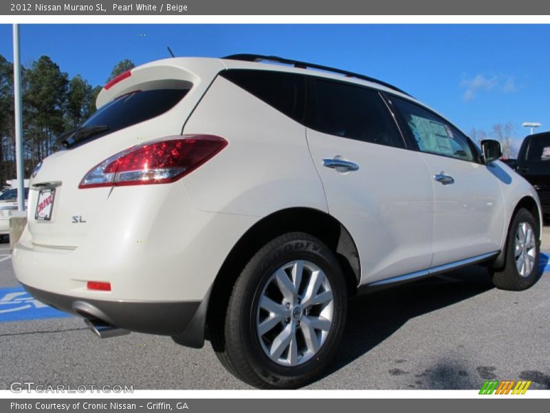 Pearl White / Beige 2012 Nissan Murano SL