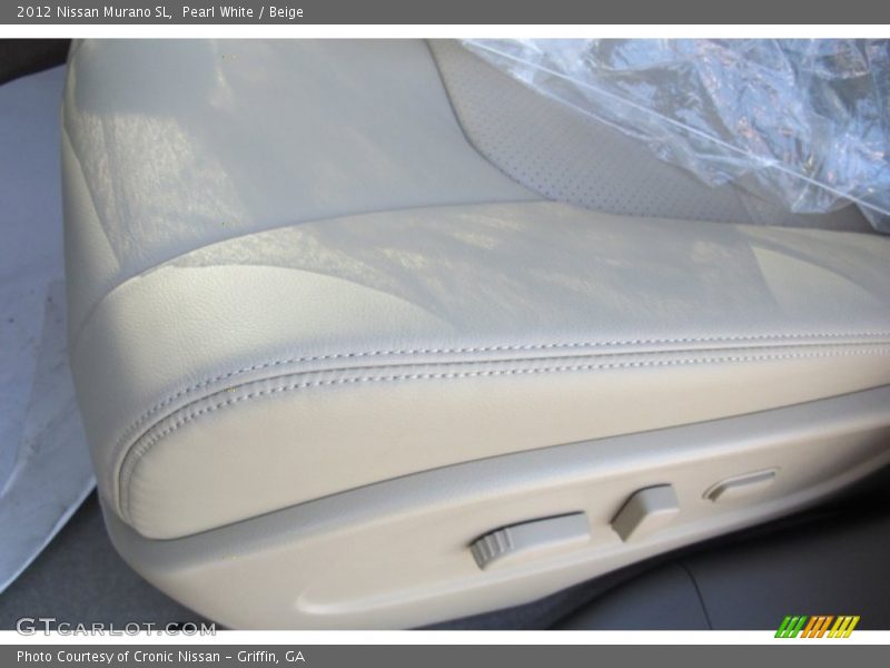 Pearl White / Beige 2012 Nissan Murano SL