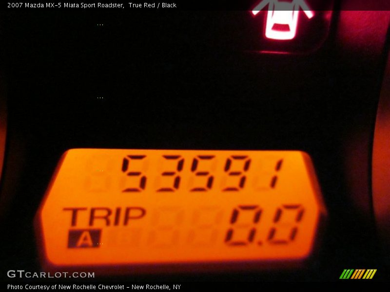 True Red / Black 2007 Mazda MX-5 Miata Sport Roadster