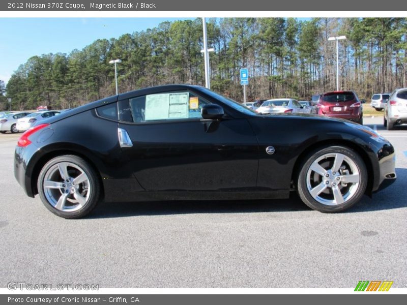 Magnetic Black / Black 2012 Nissan 370Z Coupe