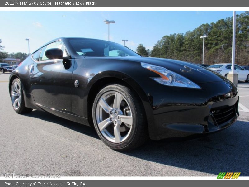 Magnetic Black / Black 2012 Nissan 370Z Coupe