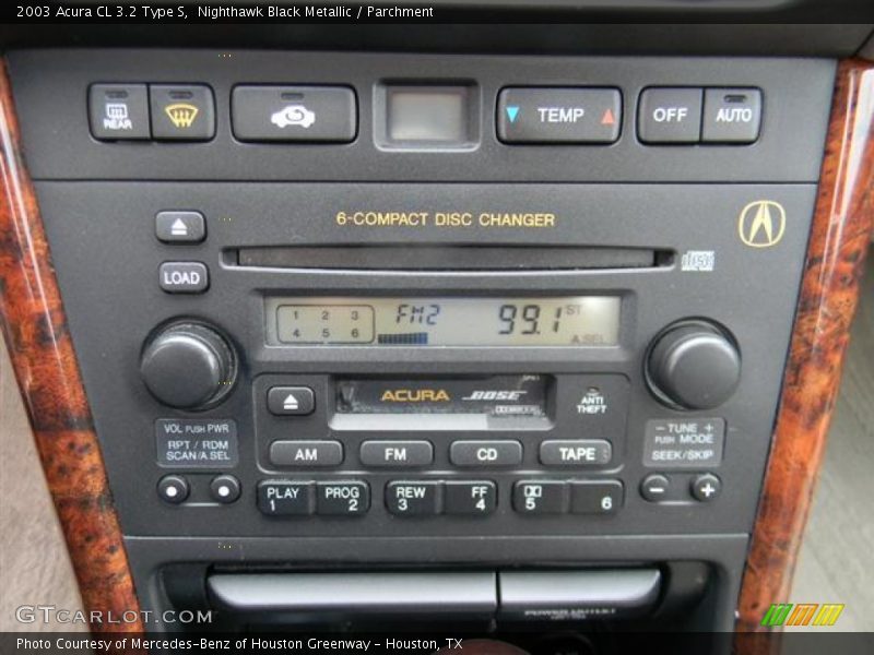 Audio System of 2003 CL 3.2 Type S