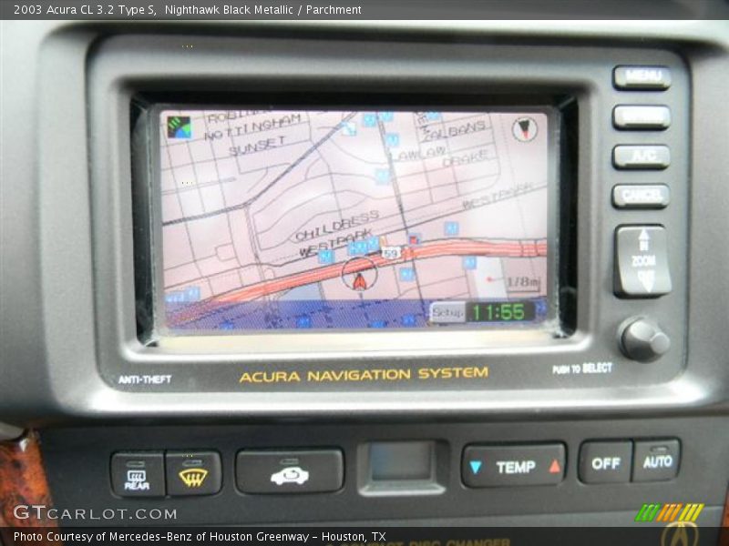 Navigation of 2003 CL 3.2 Type S
