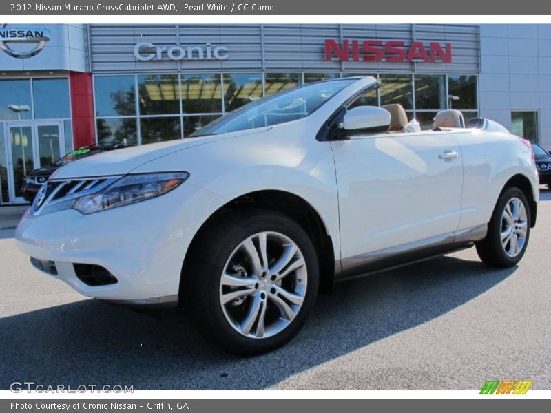 Pearl White / CC Camel 2012 Nissan Murano CrossCabriolet AWD