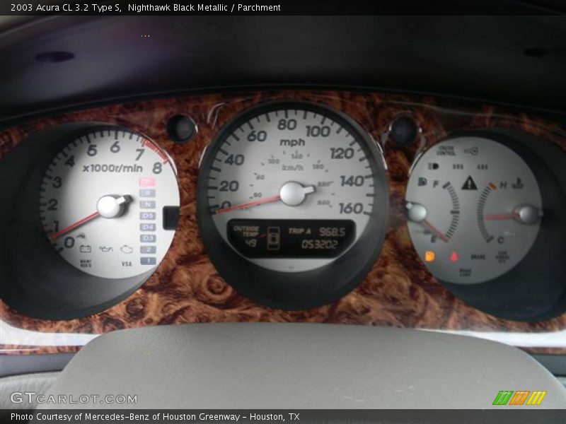  2003 CL 3.2 Type S 3.2 Type S Gauges