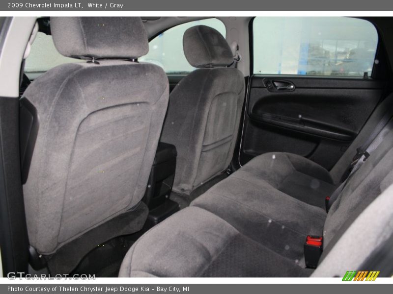 White / Gray 2009 Chevrolet Impala LT