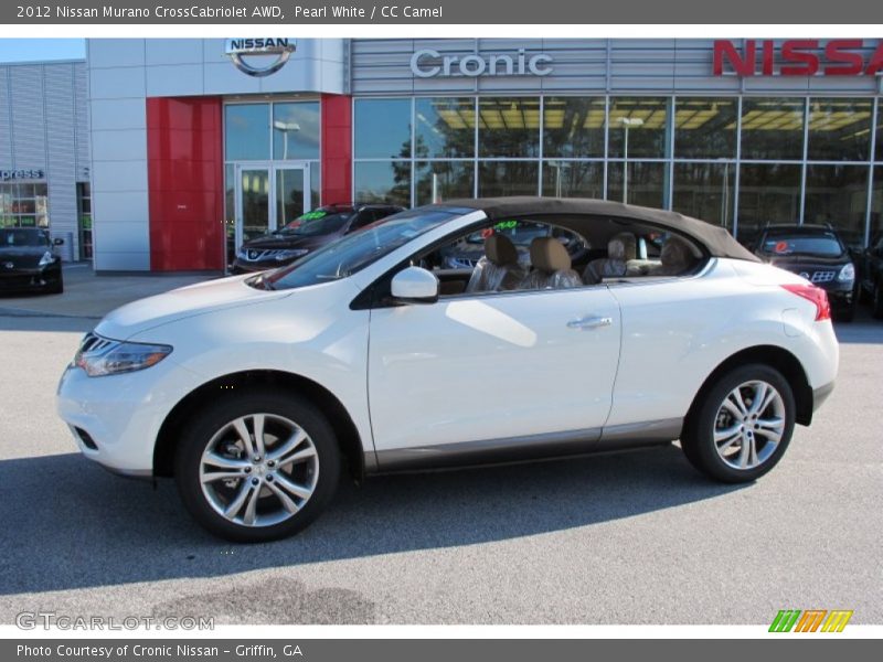 Pearl White / CC Camel 2012 Nissan Murano CrossCabriolet AWD