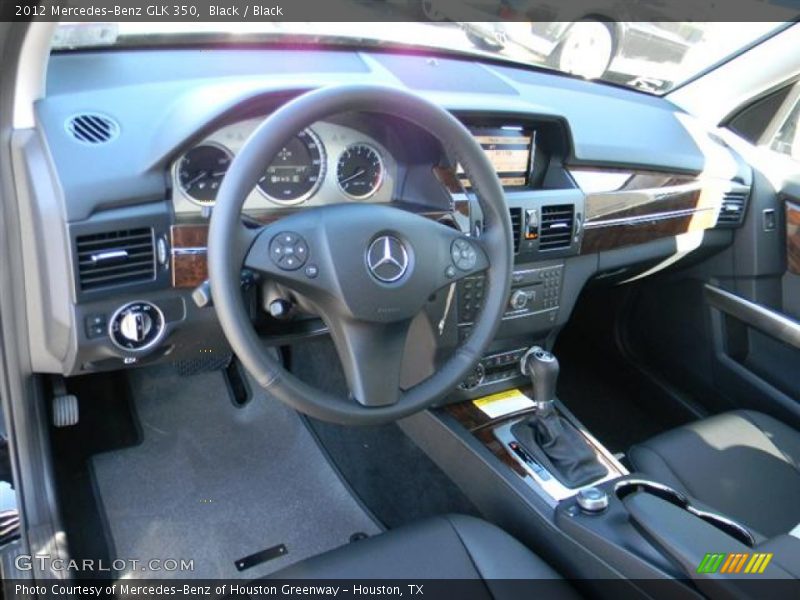 Black / Black 2012 Mercedes-Benz GLK 350