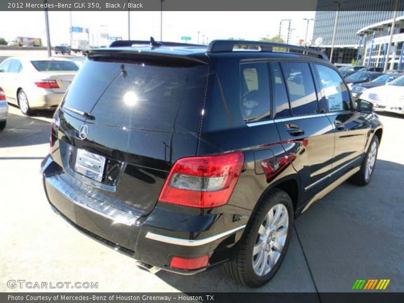 Black / Black 2012 Mercedes-Benz GLK 350