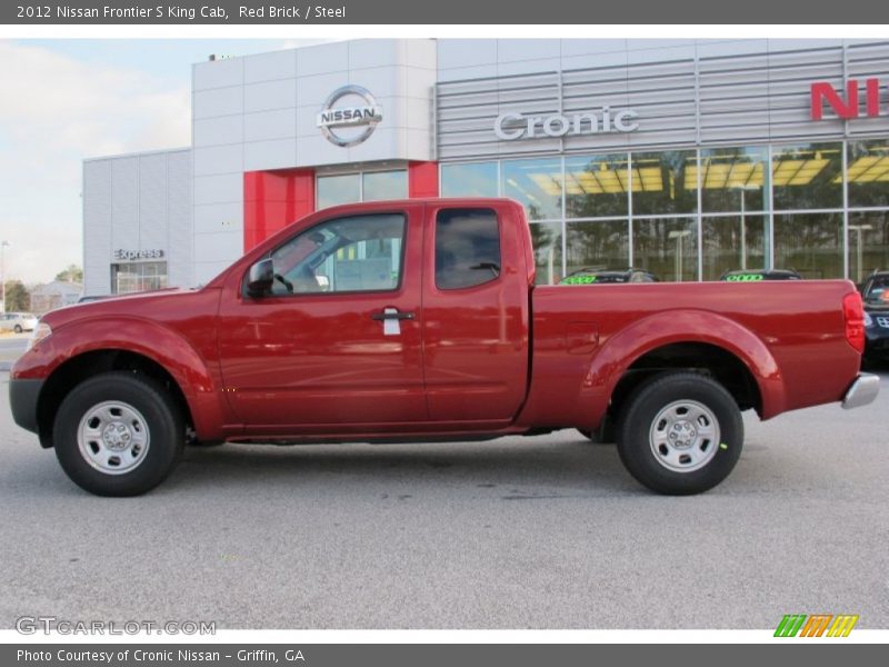 Red Brick / Steel 2012 Nissan Frontier S King Cab