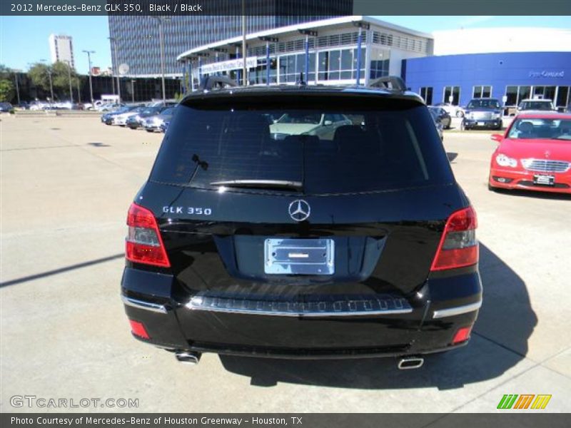 Black / Black 2012 Mercedes-Benz GLK 350