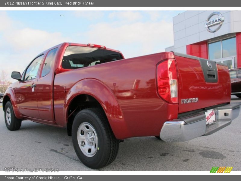 Red Brick / Steel 2012 Nissan Frontier S King Cab