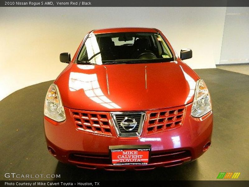 Venom Red / Black 2010 Nissan Rogue S AWD