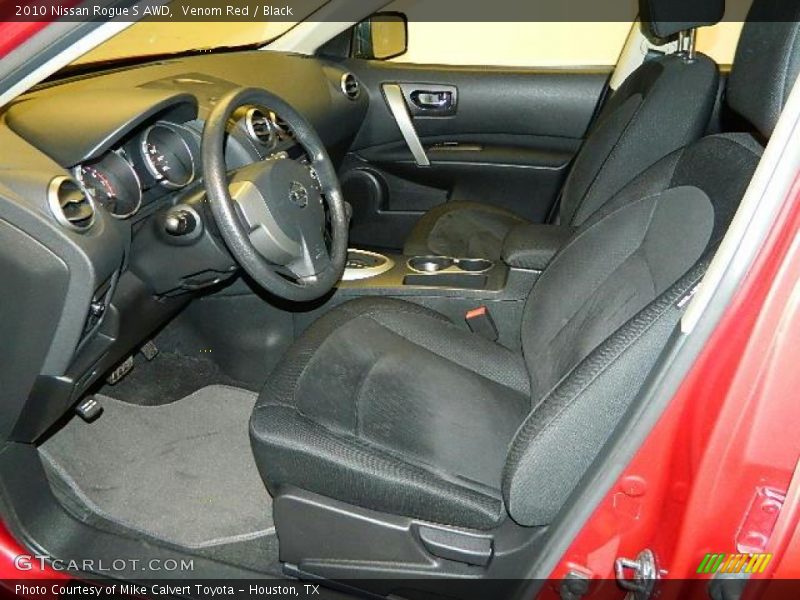 Venom Red / Black 2010 Nissan Rogue S AWD