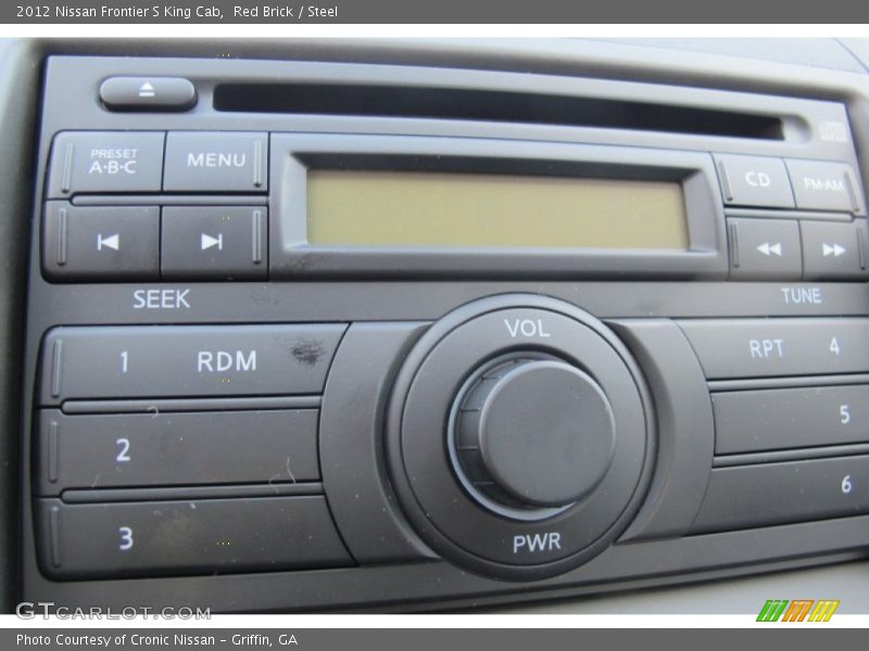 Controls of 2012 Frontier S King Cab