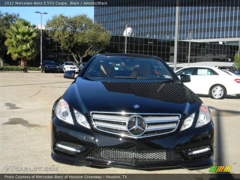 Black / Almond/Black 2012 Mercedes-Benz E 550 Coupe