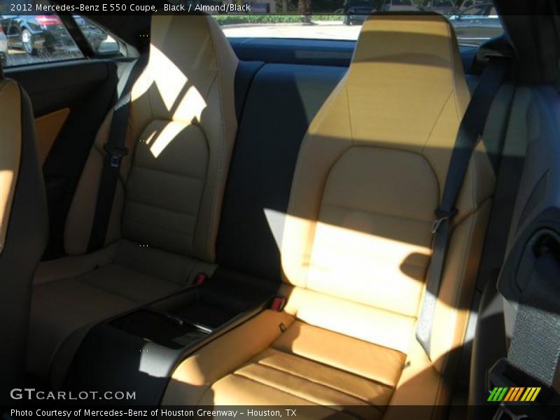  2012 E 550 Coupe Almond/Black Interior
