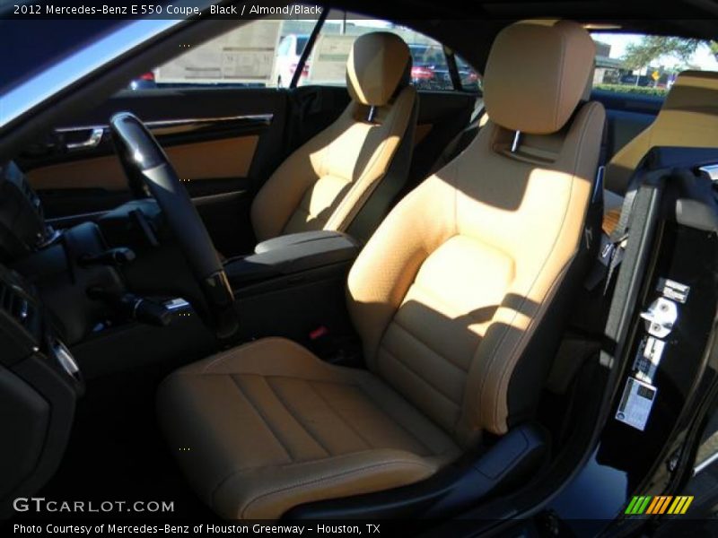  2012 E 550 Coupe Almond/Black Interior