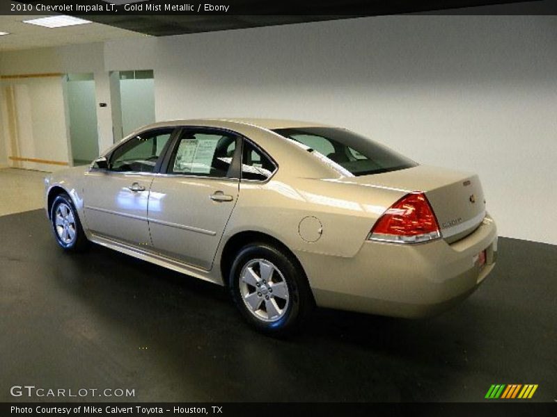 Gold Mist Metallic / Ebony 2010 Chevrolet Impala LT