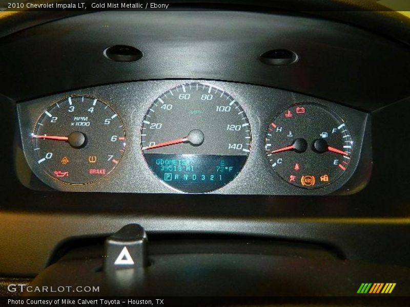 Gold Mist Metallic / Ebony 2010 Chevrolet Impala LT