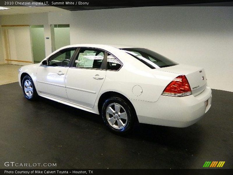 Summit White / Ebony 2010 Chevrolet Impala LT