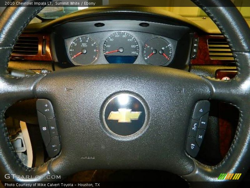 Summit White / Ebony 2010 Chevrolet Impala LT