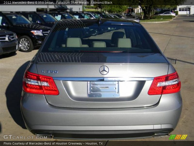 Palladium Silver Metallic / Almond/Black 2012 Mercedes-Benz E 350 Sedan