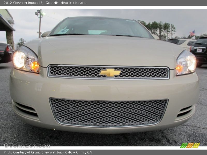 Gold Mist Metallic / Neutral 2012 Chevrolet Impala LS
