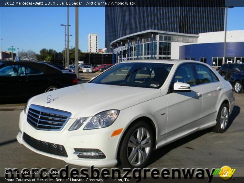 Arctic White / Almond/Black 2012 Mercedes-Benz E 350 BlueTEC Sedan