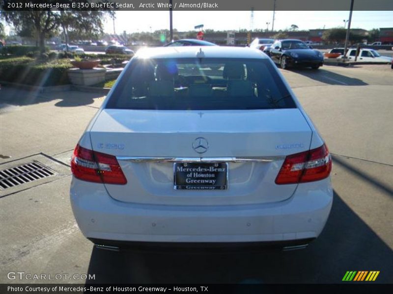 Arctic White / Almond/Black 2012 Mercedes-Benz E 350 BlueTEC Sedan