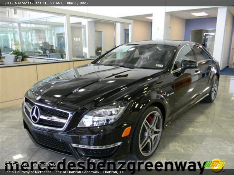 Black / Black 2012 Mercedes-Benz CLS 63 AMG