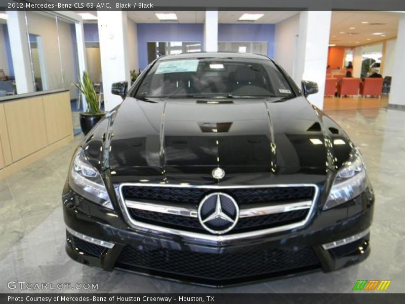 Black / Black 2012 Mercedes-Benz CLS 63 AMG