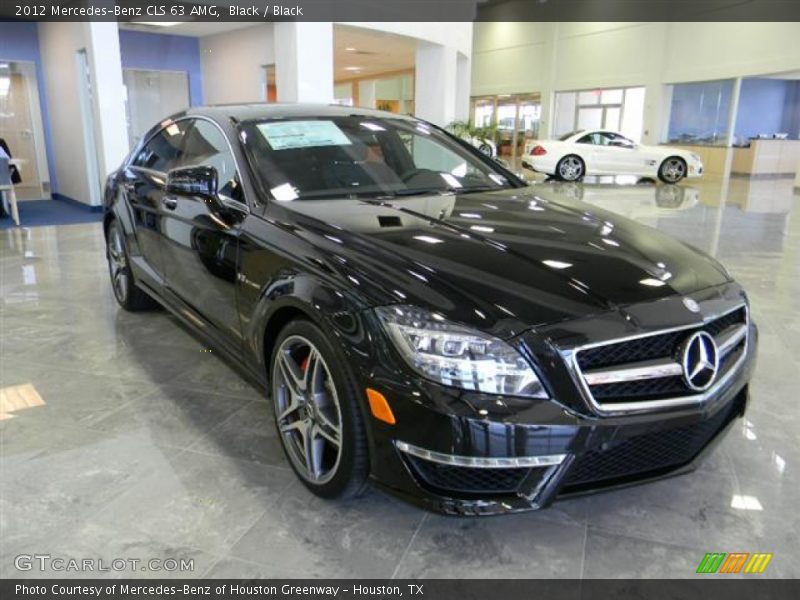 Black / Black 2012 Mercedes-Benz CLS 63 AMG
