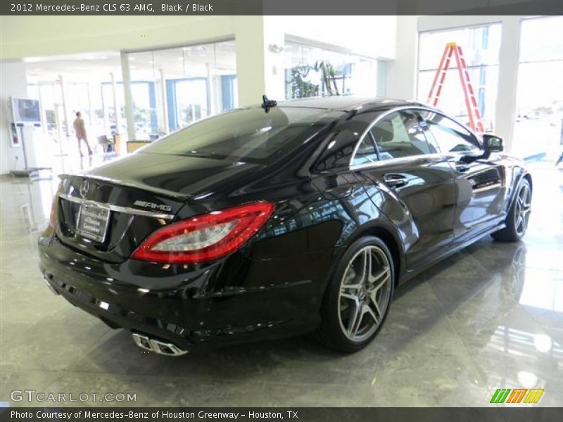 Black / Black 2012 Mercedes-Benz CLS 63 AMG