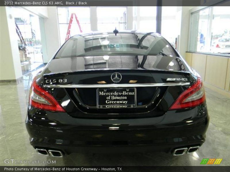 Black / Black 2012 Mercedes-Benz CLS 63 AMG
