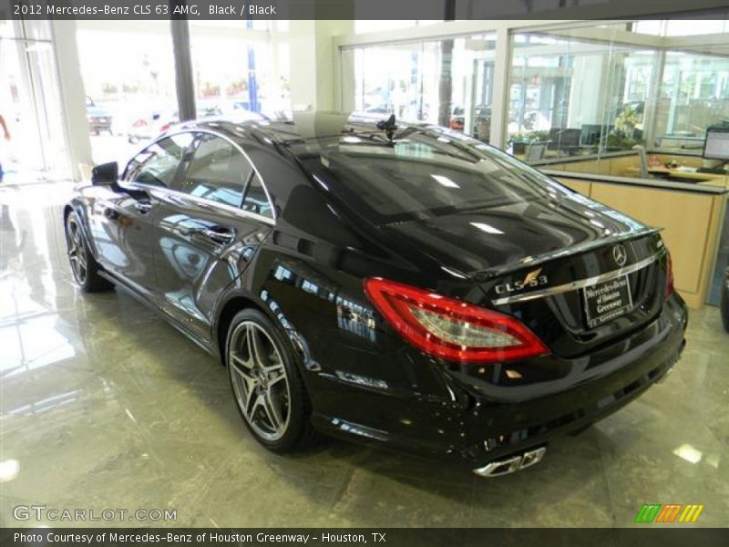 Black / Black 2012 Mercedes-Benz CLS 63 AMG