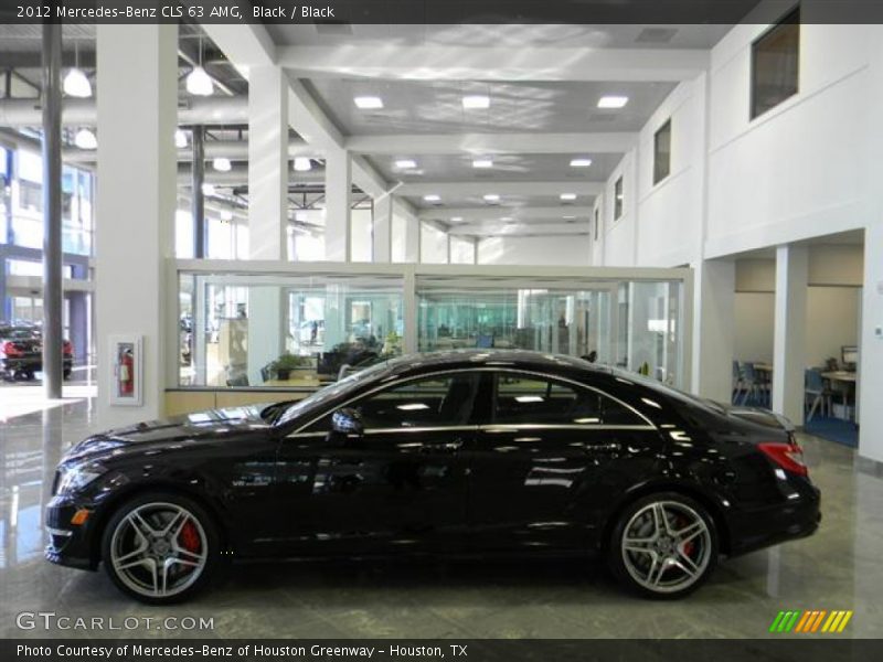 Black / Black 2012 Mercedes-Benz CLS 63 AMG