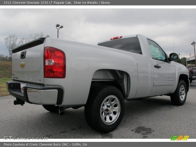 Silver Ice Metallic / Ebony 2012 Chevrolet Silverado 1500 LT Regular Cab